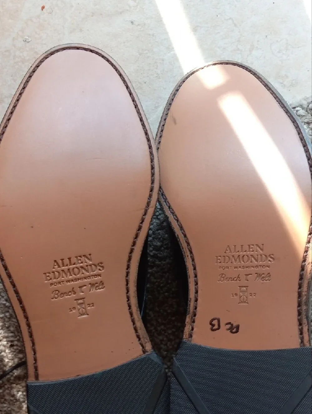 Allen Edmonds Black Cap-Toe Oxford with Brogue Detail